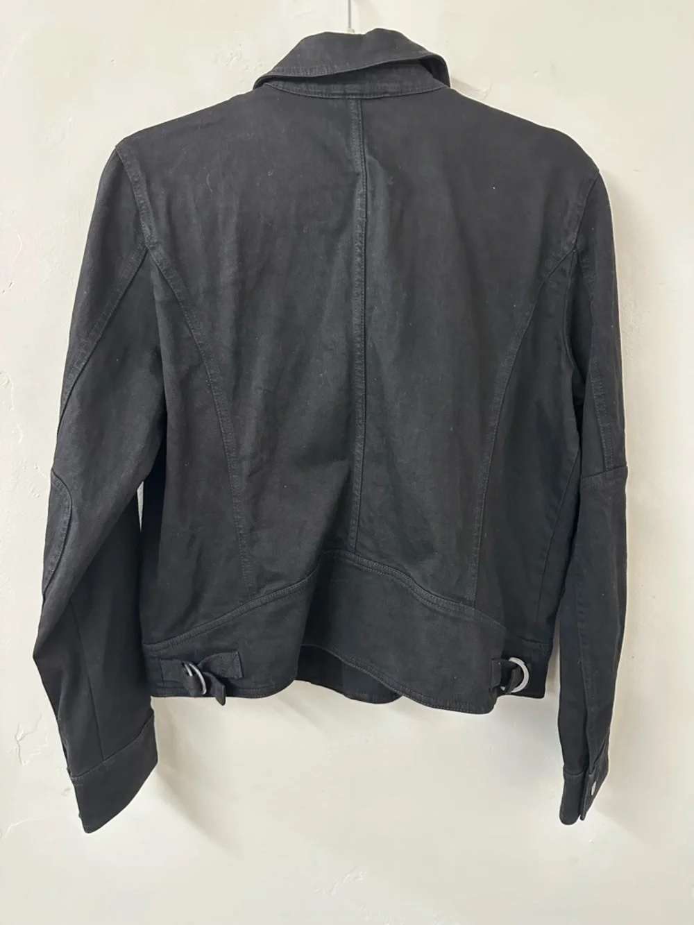 Black Asymmetrical Zip Jacket - Picture 6 of 8